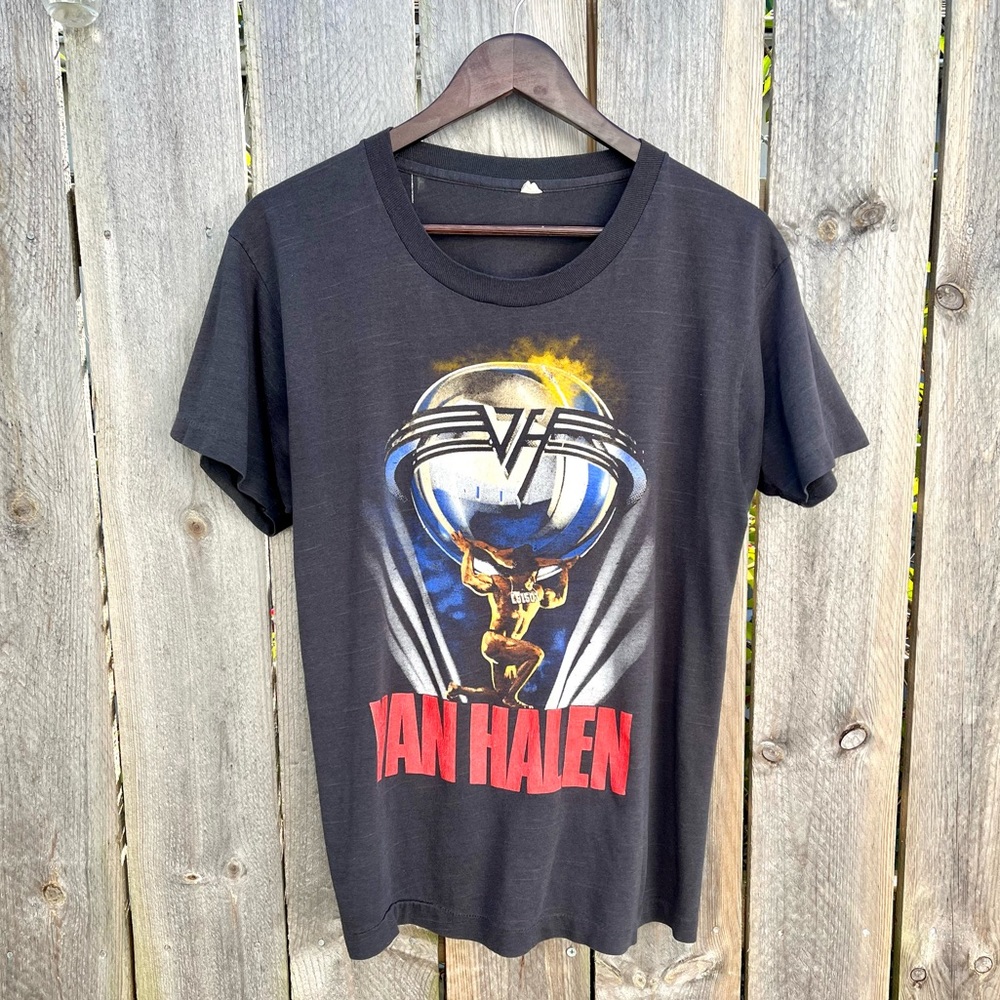 *Vintage 1986 Van Halen 5150 Tour T-shirt Size L - Picture 1 of 9
